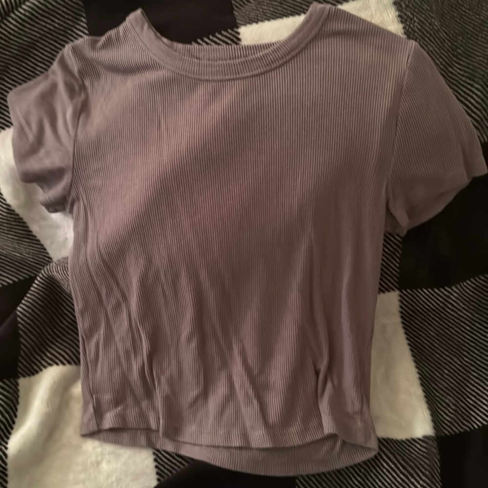 Grey crop top